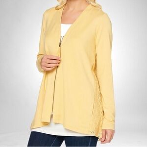Logo Lounge Swing Jacket Yellow SZ M